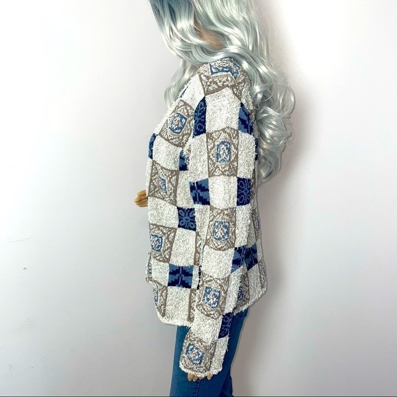 Portraits by Northern Isles Embroidered Cardigan - M (Fits Like L) - Picture 6 of 13